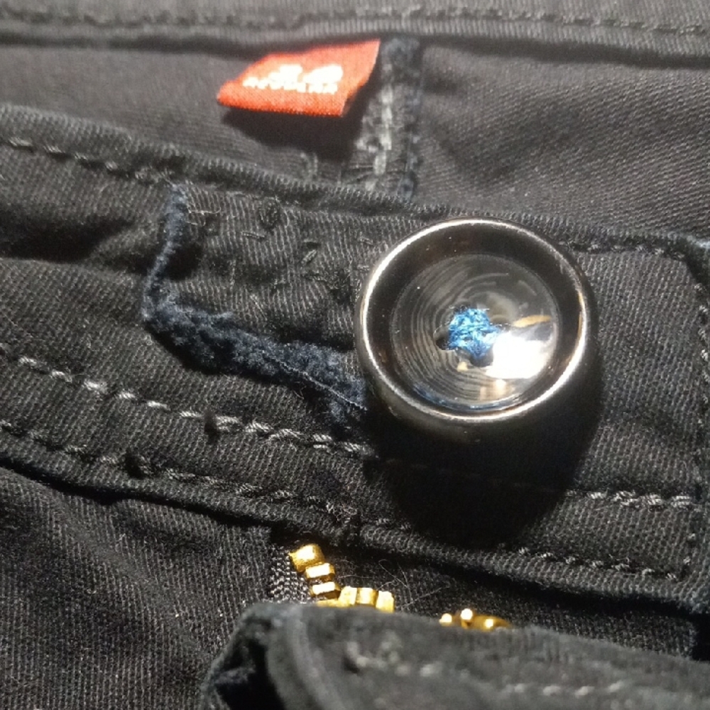 Black Sophia Hipster Flares Y2k Vintage, Raw hem, Juniors 19 Jeans - Picture 3 of 8